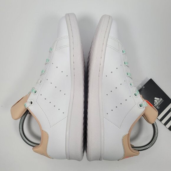 Adidas Stan Smith Women's White Halo Blush Sneakers GW0571 US Size 6 NWT - Picture 6 of 8